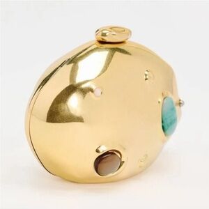 ZARA: NEW WIMAN METALLIC MINAUDIÈRE GOLDEN BAG